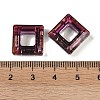 Transparent Electroplate Glass Pendant GLAA-Q101-01A-HR03-3
