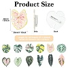 24Pcs 12 Styles Acrylic Badge for Backpack Clothes JEWB-CJC0011-02A-2