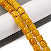 Handmade Lampwork Chevron Beads Strands X-LAMP-K041-01B-10-2