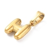 316L Surgical Stainless Steel Charms STAS-G315-01G-H-2