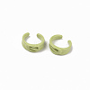 Spray Painted Alloy Cuff Rings RJEW-T011-03-RS-2