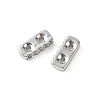 SHEGRACE Brass Micro Pave Clear Cubic Zirconia Multi-Strands Links XGRQ5S005-849-P-2