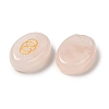 13Pcs Natural Rose Quartz Rune Stone G-C095-02A-2