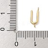 304 Stainless Steel Letter Connector Charms LS-STAS-M108-01G-21-3