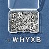 104Pcs 26 Styles Letter A~Z 304 Stainless Steel Alphabet Letter Charms STAS-FS0001-67-7