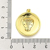 Brass Micro Pave Cubic Zirconia Pendants KK-K354-11A-G-3