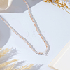 1Pc Glass Rondelle Beaded Necklaces NJEW-LP0007-23P-3