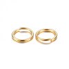 304 Stainless Steel Open Jump Rings X-STAS-O098-01G-07-2