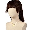 Heart Pendent Necklace for Girl Women NJEW-JN03681-4