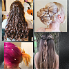 60Pcs Spiral Hair Pin Coil Iron Hair Accessories OHAR-SP0001-11-6