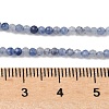 Natural Blue Aventurine Beads Strands G-M449-B01-2mm-5