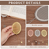 6Pcs 3 Colors Brass Bookmarks AJEW-PH0012-51-4