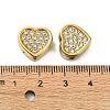 Heart Shape 304 Stainless Steel Beads STAS-C089-07G-3