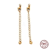 925 Sterling Silver Chain Extenders STER-D036-28AG-3