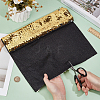 PET Double-sided Flip Sequin Fabric DIY-WH0888-037C-3