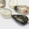 Natural Lodolite Quartz Beads Strands G-G695-15-3