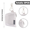 3Pcs Nylon Mesh Zipper Wallets HJEW-TAC0107-4