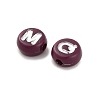 Opaque Acrylic Beads OACR-H046-02F-2