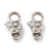 Brass Lobster Claw Clasps KK-R216-18B-P-1