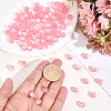 120Pcs Transparent Resin Beads RESI-PA0001-23B-3