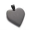 304 Stainless Steel Mirror Polished Finish Stamping Blank Tag Pendants STAS-F214-02B-1