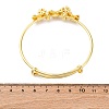 Brass Cuff Bangles for Women BJEW-U025-02G-5