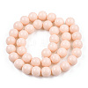 Opaque Solid Color Glass Beads Strands LS-GLAA-T032-P10mm-09-2
