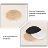 3Pcs 3 Colors Polyester Round Fascinator Hat Base AJEW-FG0002-78-4