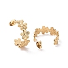 Ion Plating(IP) 304 Stainless Steel Flower Wrap Stud Earrings EJEW-G326-03G-2