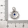 Brass Micro Pave Cubic Zirconia Charms KK-U033-22P-02-3