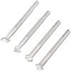 4Pcs 4 Styles DIY Alloy Leather Carving Embossing Tool FIND-BBC0004-28-1