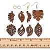 DIY Leaf Dangle Earring Making Kits DIY-FS0008-63A-5