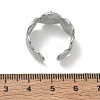 304 Stainless Steel Cuff Open Ring Setting SA-CBA37BC-08A-P-3