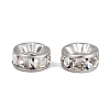 304 Stainless Steel Rhinestone Spacer Beads STAS-P444-01B-P-1