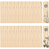 BENECREAT 24Pcs Blank Bamboo Bookmark FIND-BC0003-45A-1