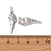 Brass Micro Pave Cubic Zirconia Pendants KK-F911-22P-3