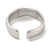 304 Stainless Steel Open Cuff Ring RJEW-C067-03P-3
