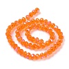 Electroplate Glass Beads Strands X1-EGLA-A034-T8mm-L07-2