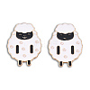 Sheep Shape Enamel Pin JEWB-N007-217-2