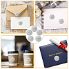 24 Sheets Silver Foil Paper Picture Stickers STIC-WH0031-003-4