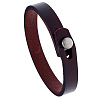 1Pc Punk Retro Ethnic Style Handmade Leather Bracelet Couple Literary Hand Strap Men BJEW-CL0001-02A-1