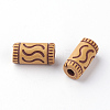Imitation Wood Acrylic Beads X-SACR-Q186-32-2
