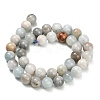 Natural Aquamarine Beads Strands G-F591-29A-10mm-02-3