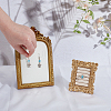 2Pcs 2 Styles TPR Covered with Velvet Necklace & Ring Display Photo Frames Sets ODIS-SP0001-13-3