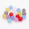 Transparent Acrylic Ball Beads FACR-R021-10mm-M-2