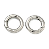 Tarnish Resistant Ring Smooth 304 Stainless Steel Spring Gate Rings STAS-E073-06-A-1