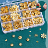 480Pcs 12 Styles Iron Bead Caps Kits IFIN-ME0001-33-4