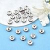 Brass Grade A Rhinestone Spacer Beads RSB038NF-16-2