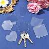 40Pcs Transparent Acrylic Disc Big Pendants ZXFQ-FS0001-01-5