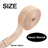 Burlap Fabric Ribbon OCOR-TAC0006-30B-3